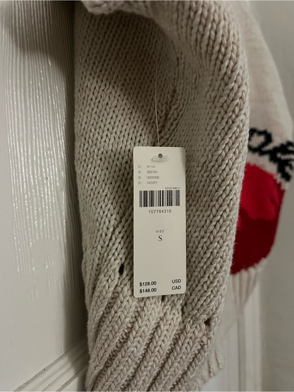 Anthropologie / Maeve Short-Sleeve Apple Knit Sweater - Picture 6 of 6